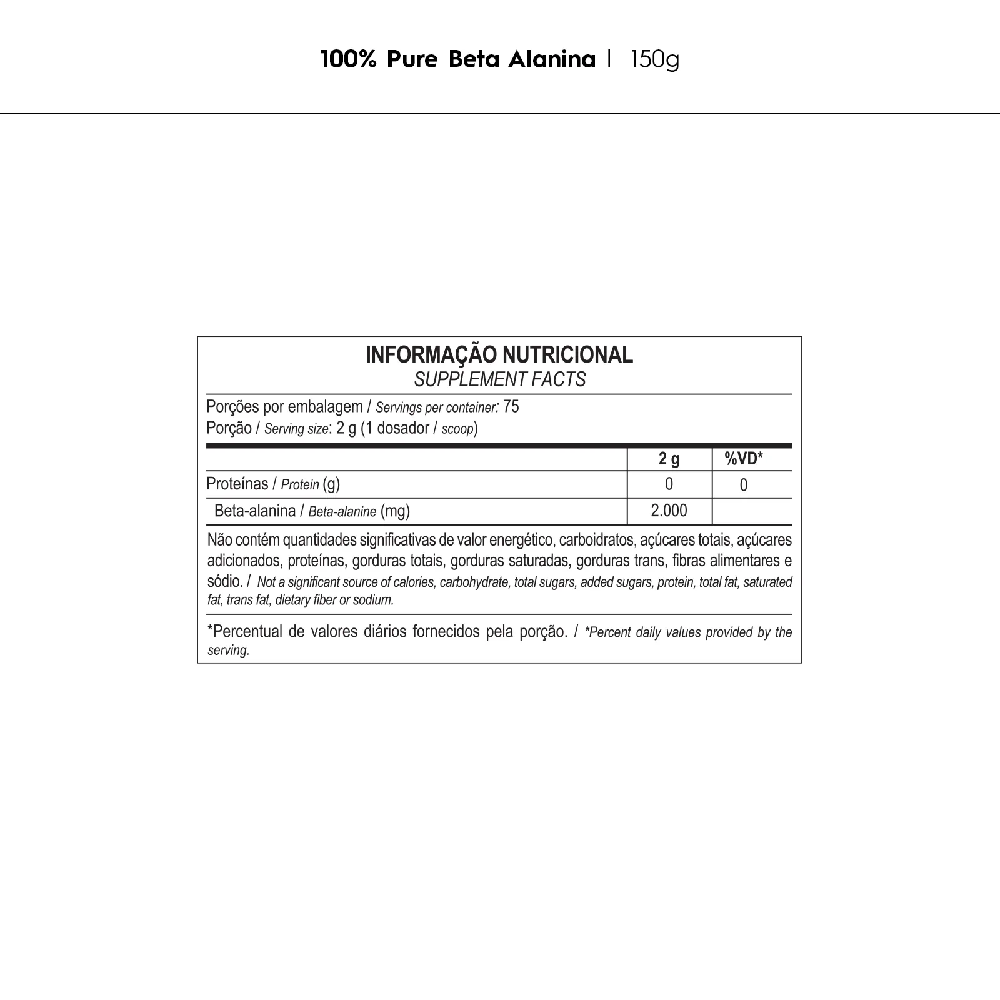 Imagem 3 de 100% PURE BETA ALANINA 150G