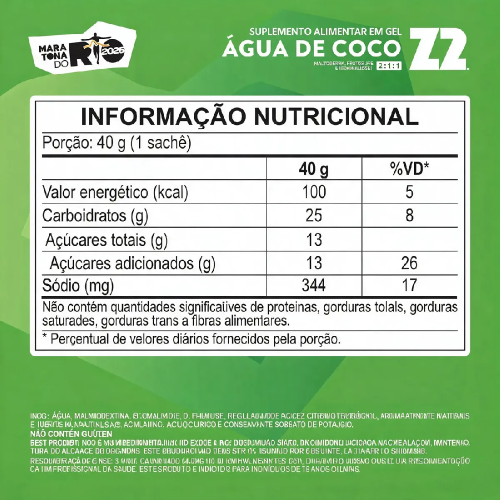 Imagem 2 de Energy Gel Z2 (25 Carb)