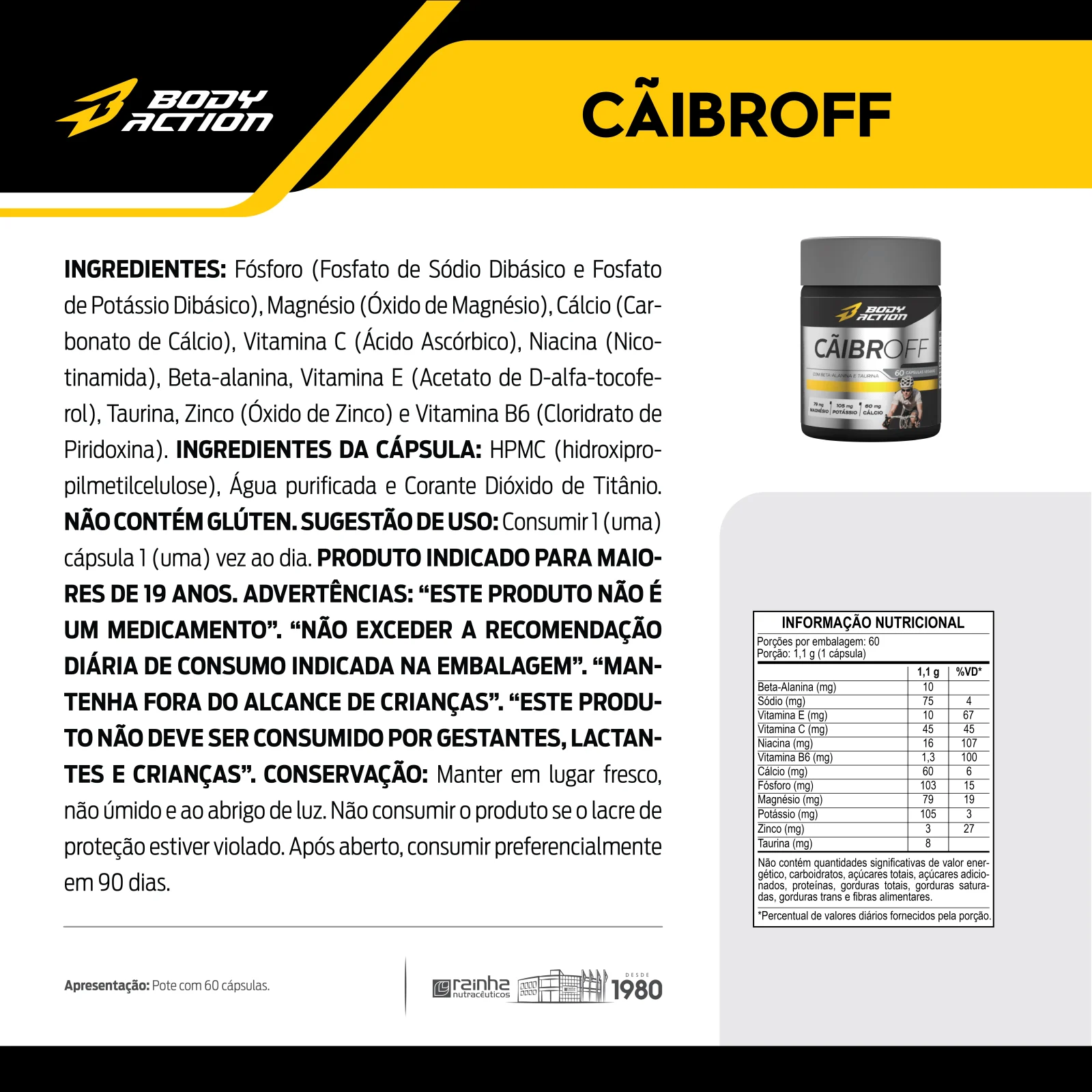 CAIBROFF 60 CAPSULAS