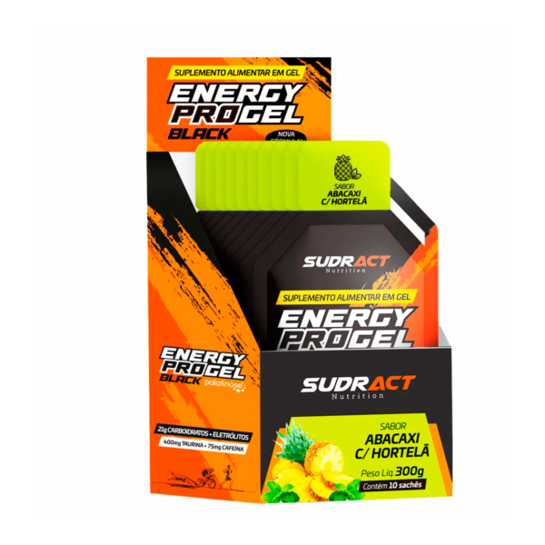 DISPLAY ENERGY PRO GEL BLACK 0.300KG CX ABACAXI/HORTELA