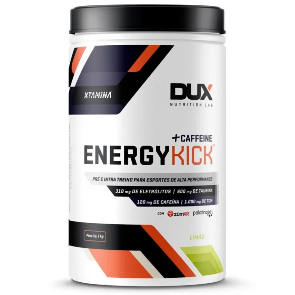 ENERGY KICK CAFFEINE LIMÃO – POTE 1000G