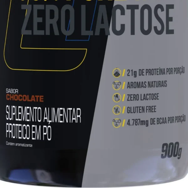 100% PURE WHEY ZERO LACTOSE POTE 900g CHOCOLATE