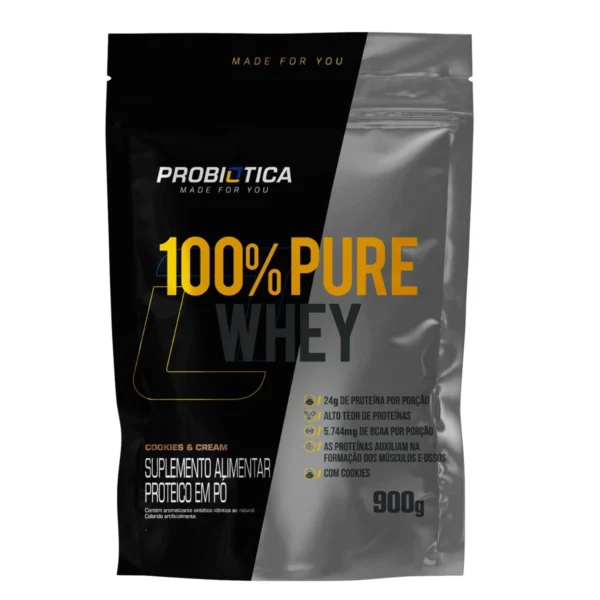 100% PURE WHEY REFIL 900G COOKIES AND CREAM VF