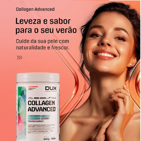 COLLAGEN ADVANCED 540G – TANGERINA E HISBISCO