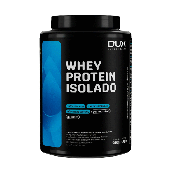 WHEY PROTEIN ISOLADO 900G – MORANGO