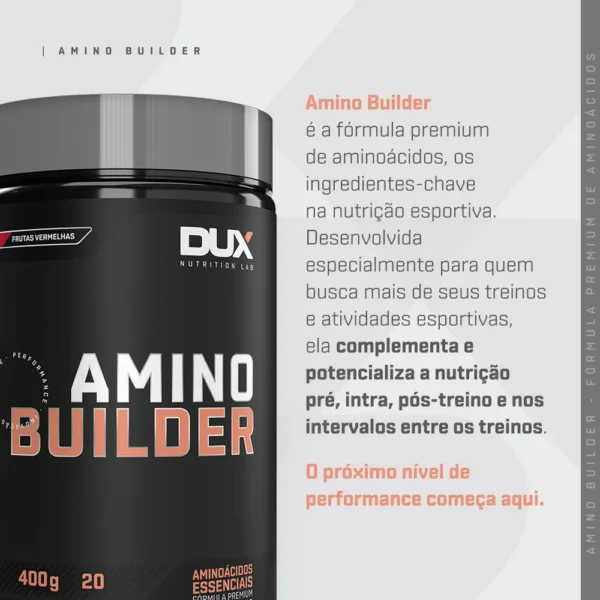 AMINOBUILDER 400g – FRUTAS VERMELHAS