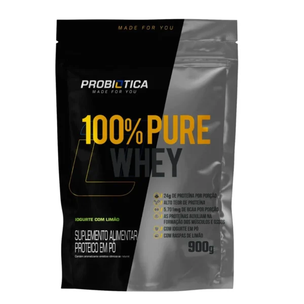 100% PURE WHEY REFIL 900G IOGURTE COM LIMÃO VF