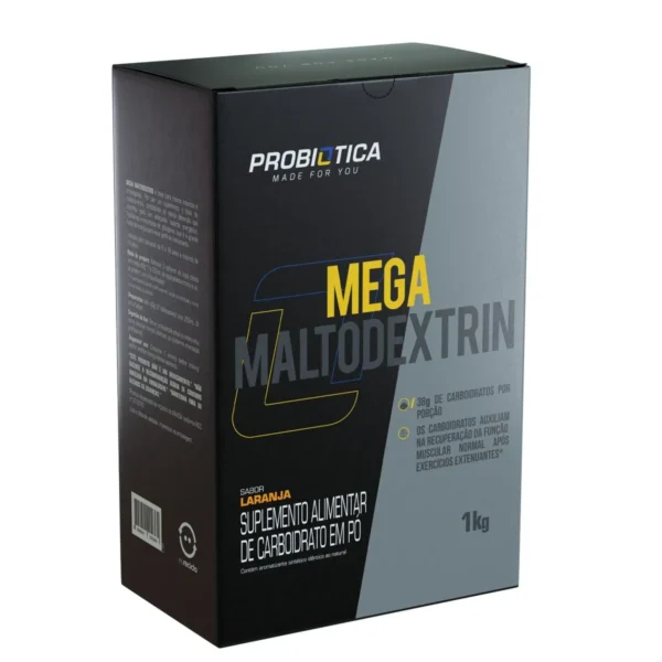 MEGA MALTO DEXTRIN CAIXA 1 KG LARANJA