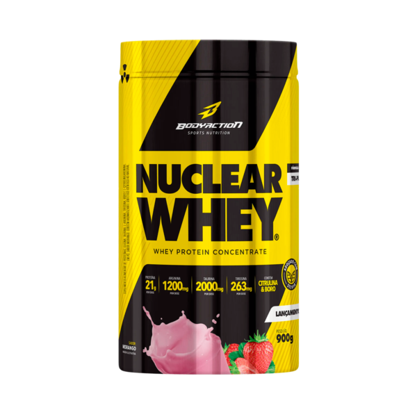 NUCLEAR WHEY 900G MORANGO