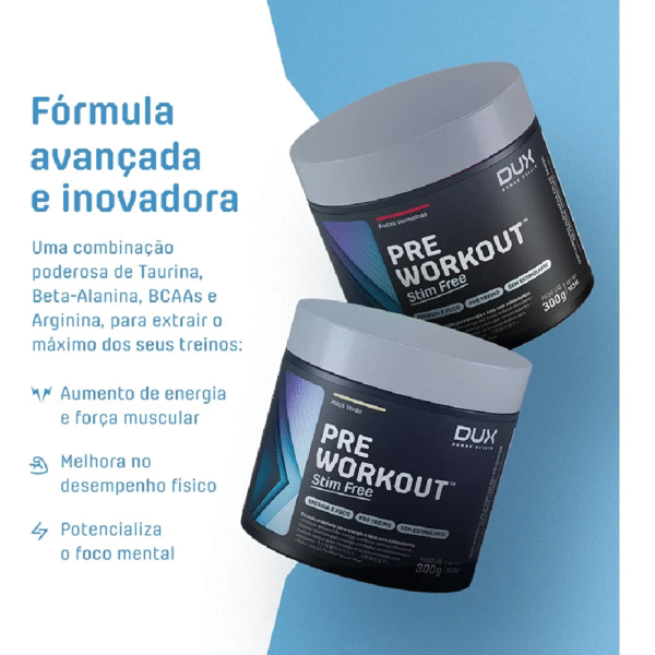 PRE WORKOUT STIM FREE 300g – MAÇÃ VERDE