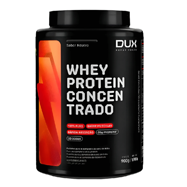 WHEY PROTEIN CONCENTRADO 900G – SABOR NEUTRO