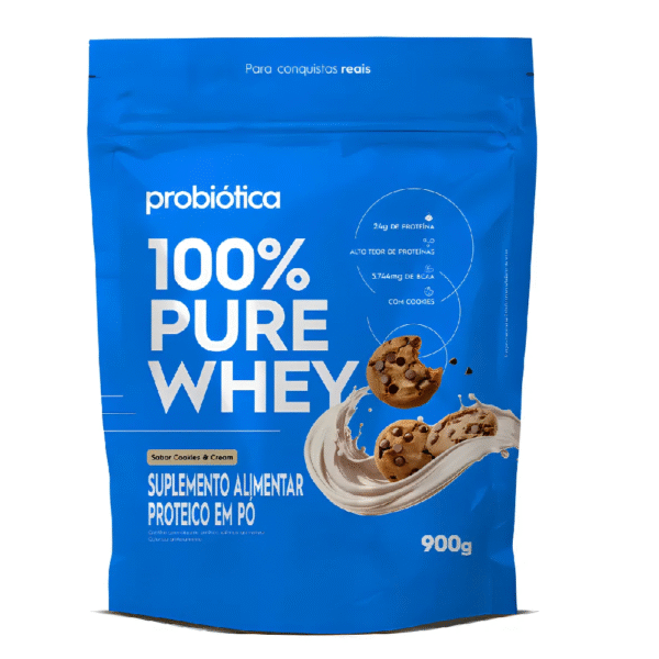 100% PURE WHEY REFIL 900G COOKIES AND CREAM VF